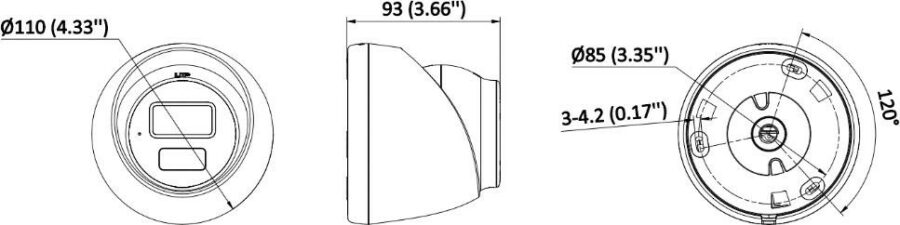 KAMERA IP HIKVISION DS-2CD1383G2-LIUF 2.8mm