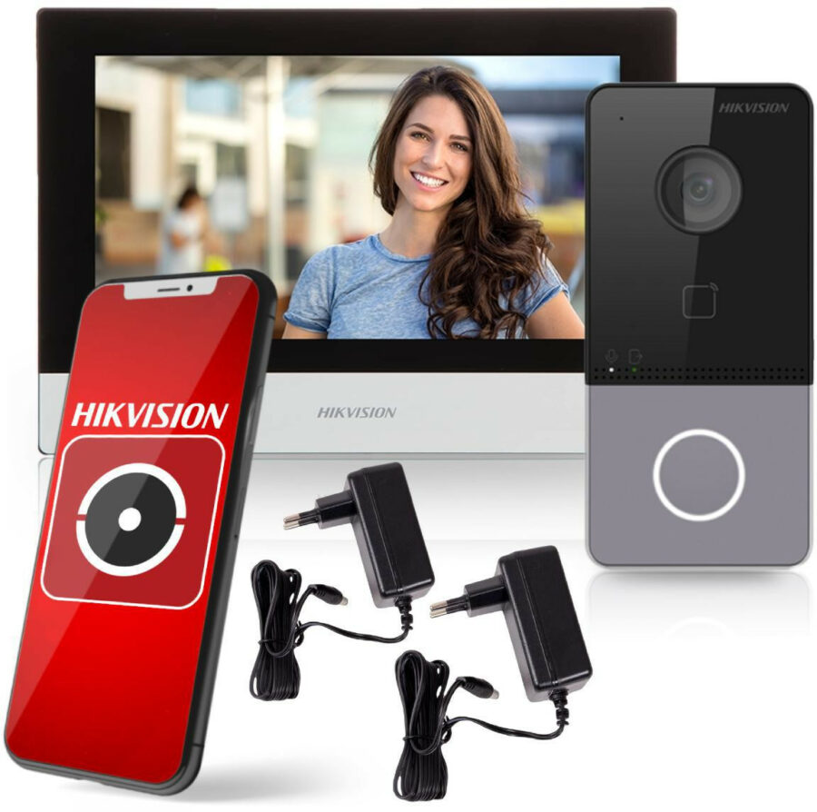 Zestaw wideodomofonowy Hikvision DS-KIS603-P(C)