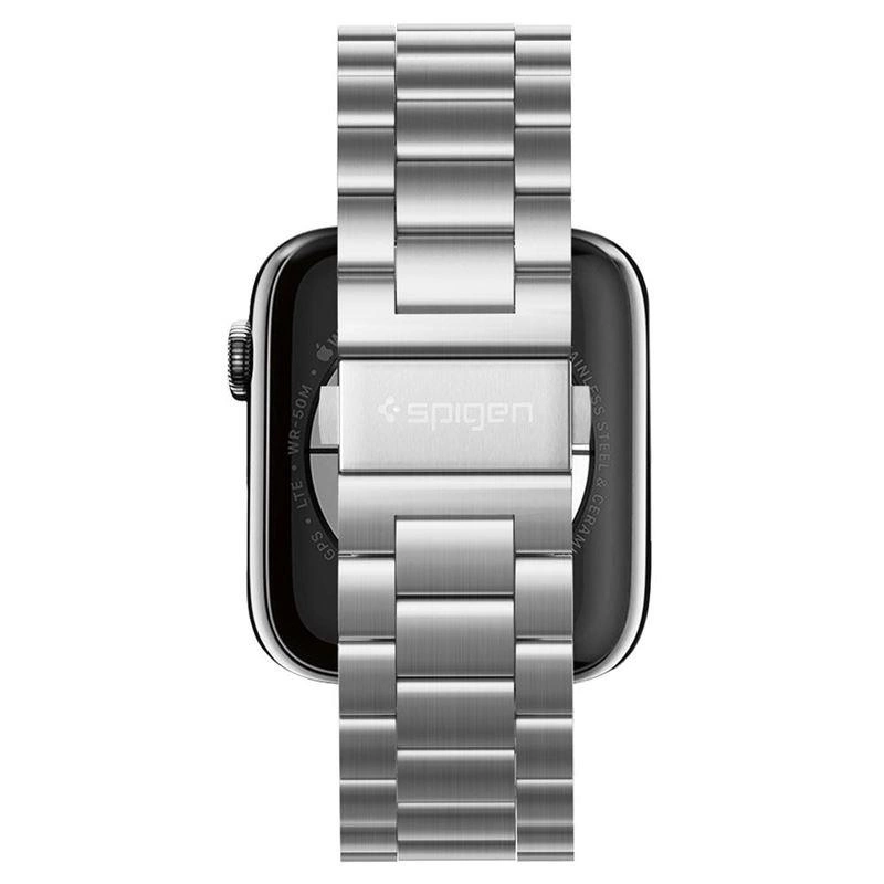 Pasek Spigen Modern Fit Band na Apple Watch 42 / 44 / 45 / 49 mm - srebrny