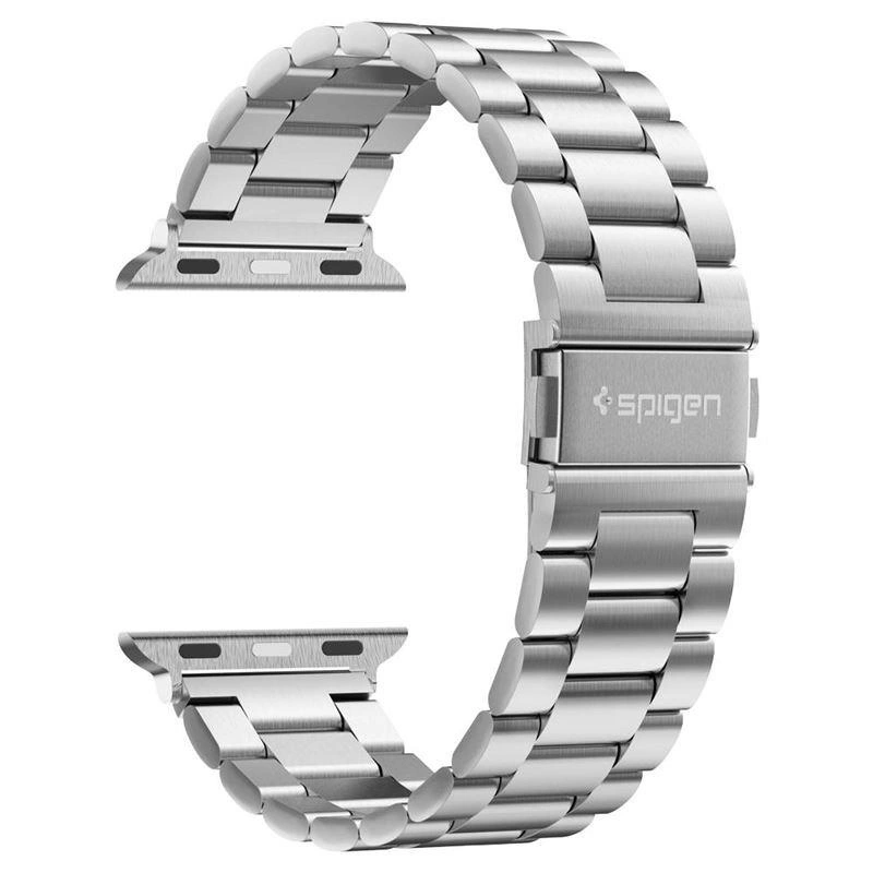 Pasek Spigen Modern Fit Band na Apple Watch 42 / 44 / 45 / 49 mm - srebrny