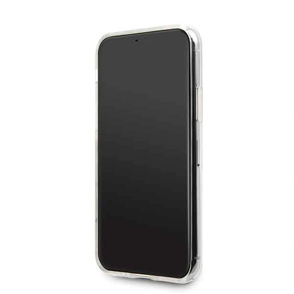 Etui Guess Glitter 4G Circle Hardcase na iPhone 11 Pro - różowe