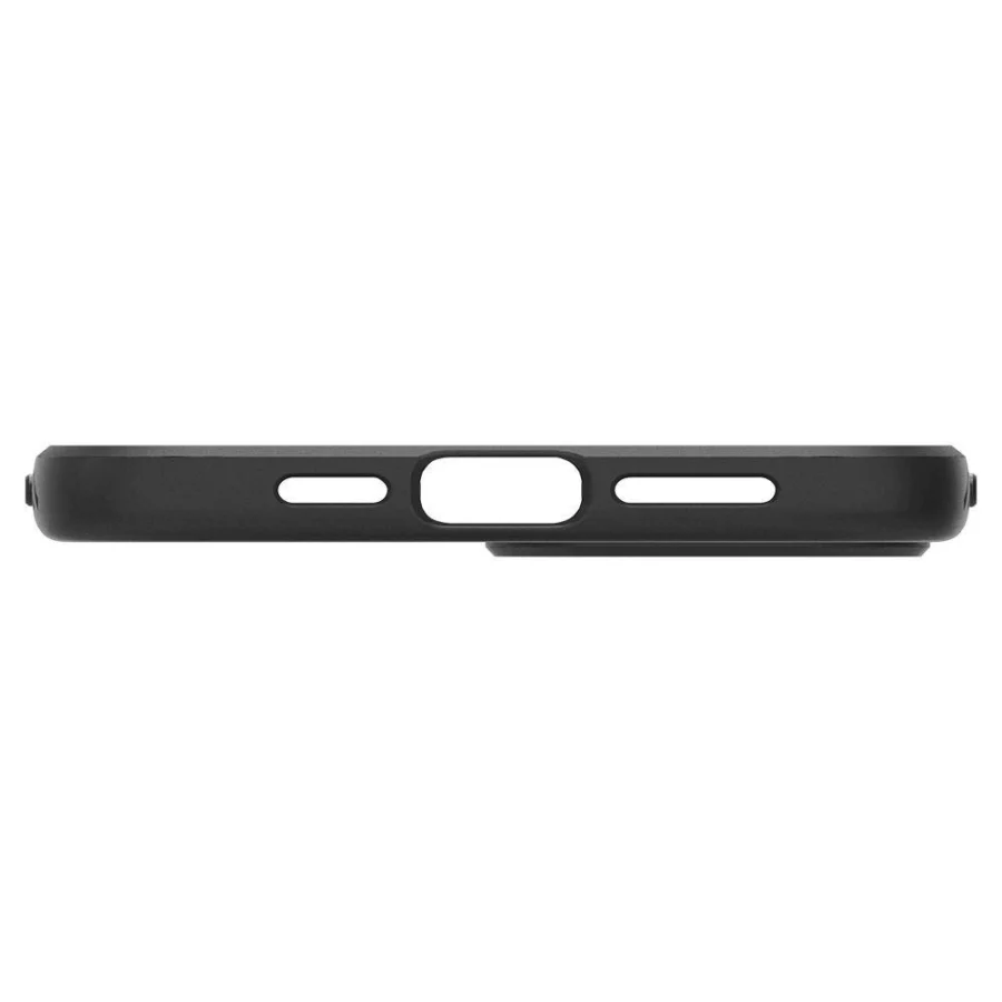Etui Spigen Liquid Air na iPhone 12 / iPhone 12 Pro - czarny mat