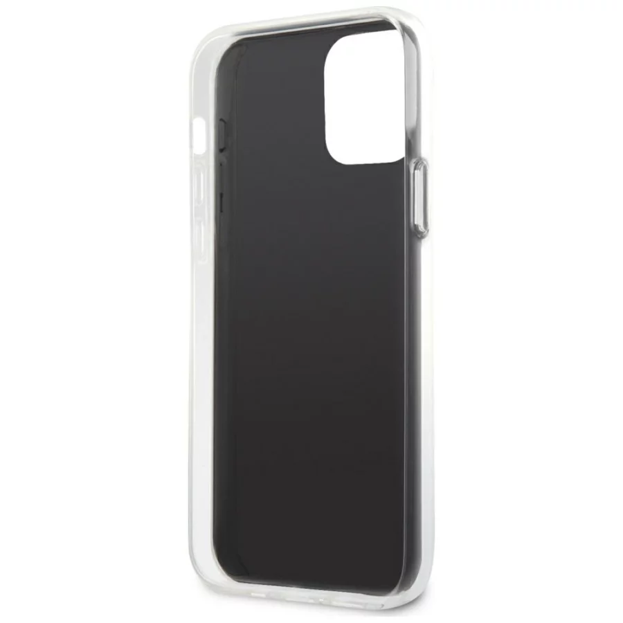 Etui Guess Triangle Collection na iPhone 12 / iPhone 12 Pro - czarne
