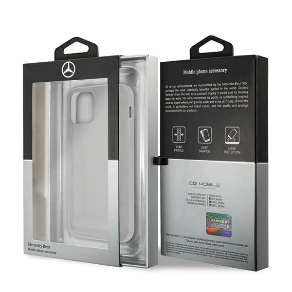 Etui Mercedes Line na iPhone 12 mini - przezroczyste