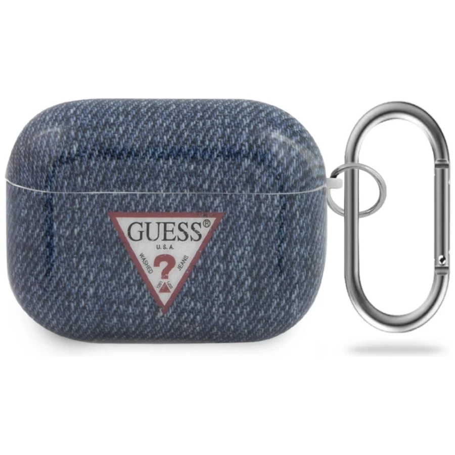 Etui Guess Jeans Collection na AirPods Pro - granatowe