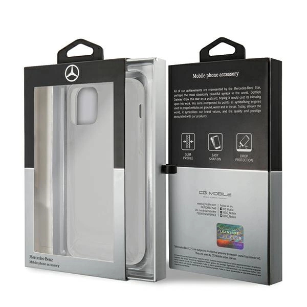 Etui Mercedes Line na iPhone 12 Pro Max - przezroczyste