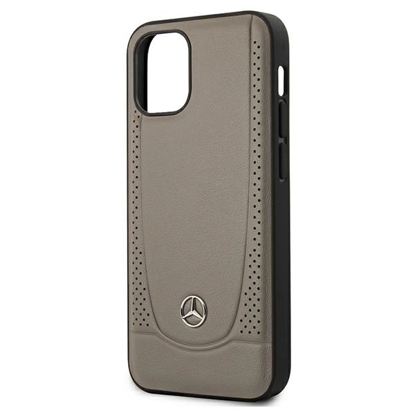 Etui Mercedes Urban Line na iPhone 12 mini - brązowe