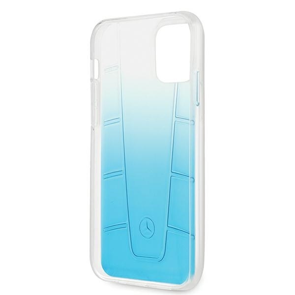 Etui Mercedes Transparent Line na iPhone 12 Pro Max - niebieskie