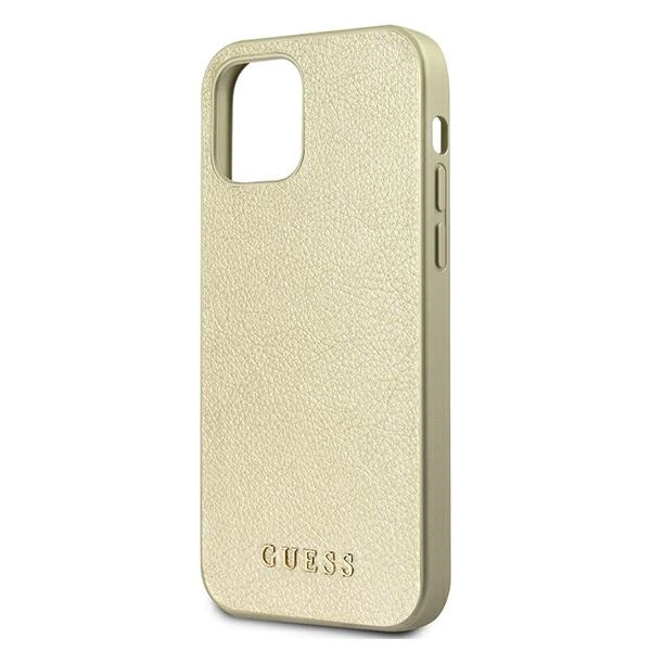 Etui Guess Iridescent na iPhone 12 Pro Max - złote