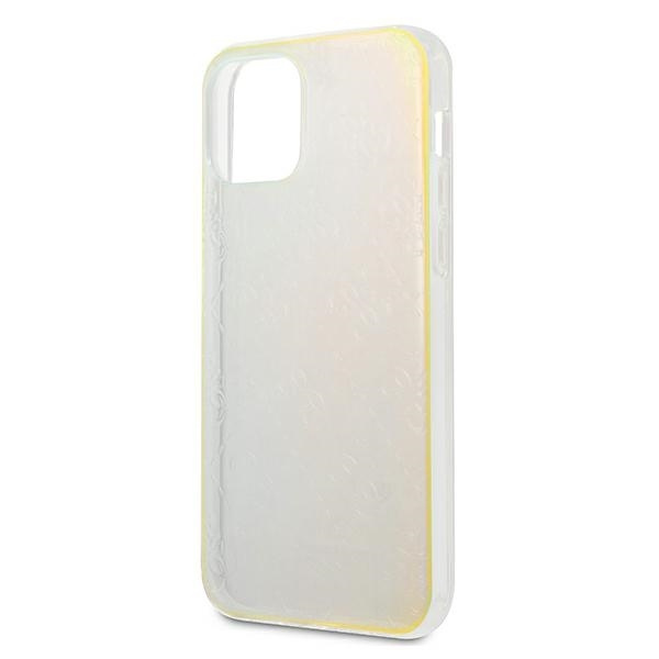 Guess GUHCP12L3D4GIRBL iPhone 12 Pro Max6,7" opalowy/iridescent hardcase 4G 3D Pattern Collection