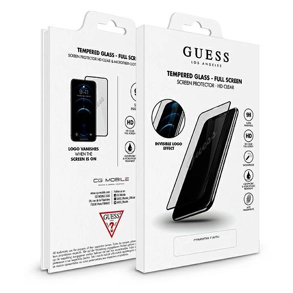 Szkło hartowane Guess Vintage Magic Logo na iPhone 12 mini
