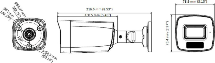 Kamera 4w1 Hikvision DS-2CE17D0T-LFS(2.8mm)