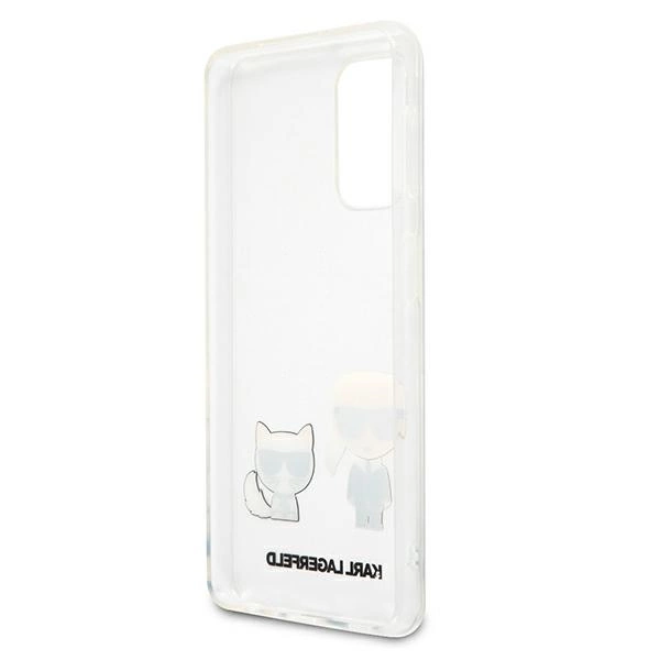 Etui Karl Lagerfeld Karl & Choupette na Samsung Galaxy A32 5G - przezroczyste