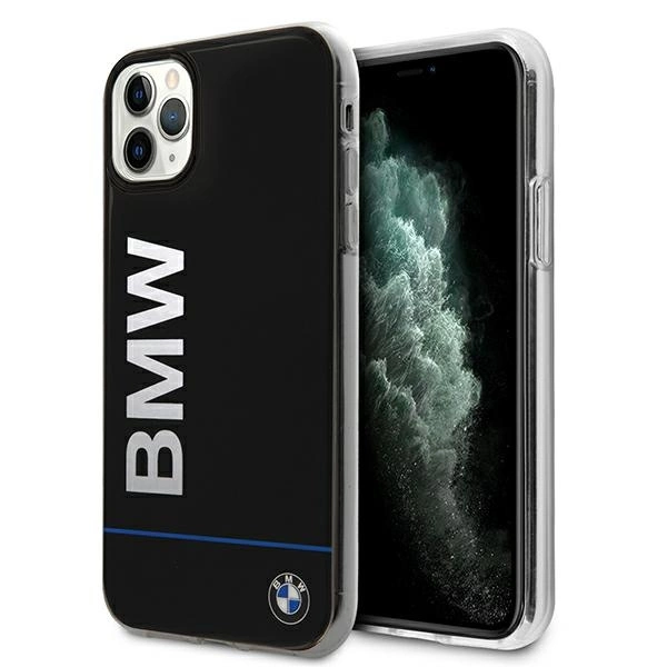 Etui BMW Signature Printed Logo na iPhone 11 Pro Max - czarne