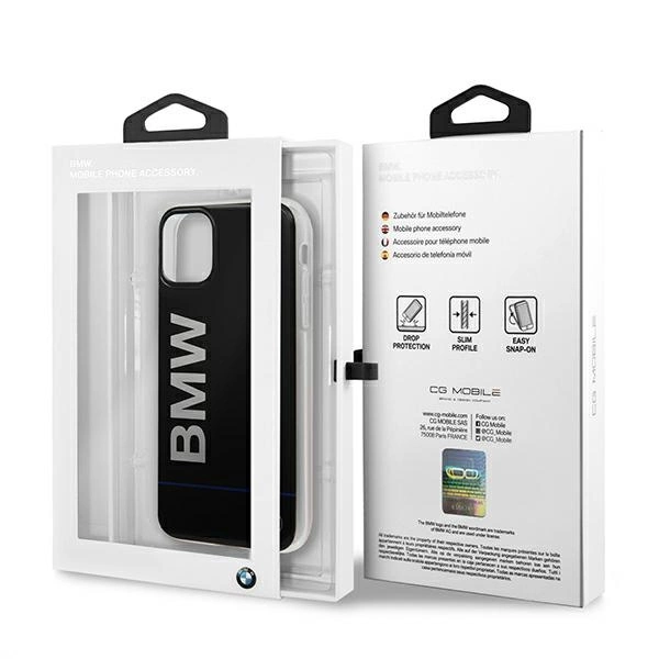 Etui BMW Signature Printed Logo na iPhone 11 Pro Max - czarne