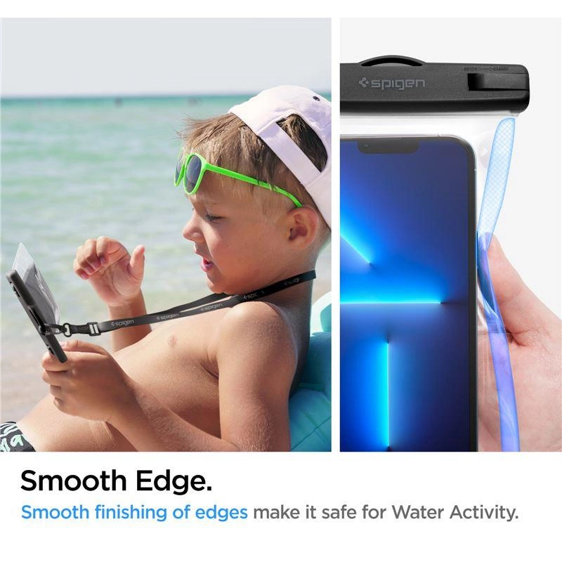 Etui Spigen Spigen Aqua Shield A601 wodoodporne IPX8 - przezroczyste 2 szt.