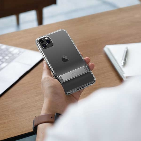 Etui Uniq Cabrio na iPhone 11 Pro - szare
