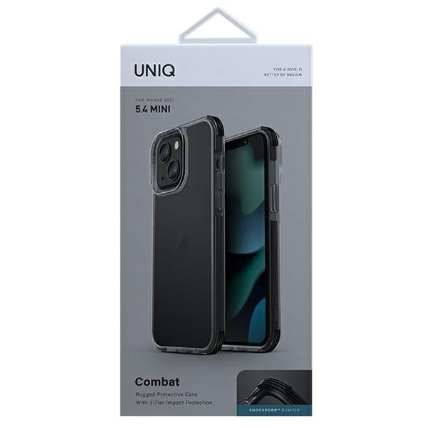 Etui Uniq Combat na iPhone 13 mini - czarne