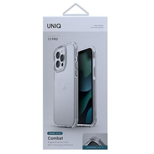 Etui Uniq Combat na iPhone 13 Pro / iPhone 13 - przezroczyste