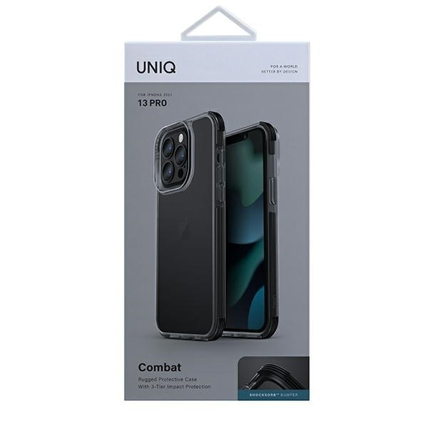 Etui Uniq Combat na iPhone 13 Pro / iPhone 13 - czarne