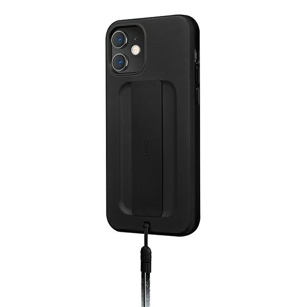 Etui Uniq Heldro na iPhone 12 mini - czarne