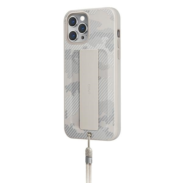 Etui Uniq Heldro na iPhone 12 Pro Max - beżowe moro