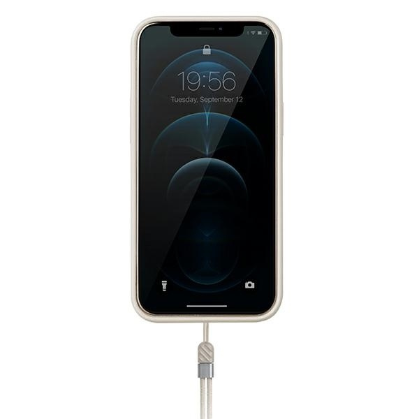 Etui Uniq Heldro na iPhone 12 Pro Max - beżowe moro