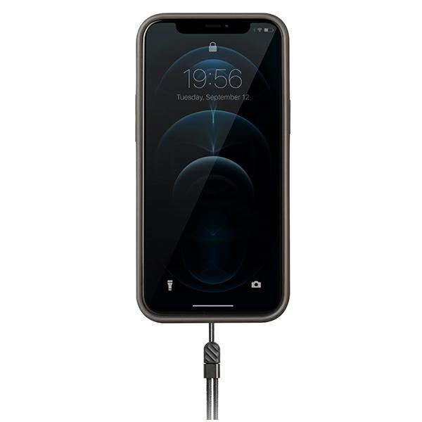 Etui Uniq Heldro na iPhone 12 Pro Max - czarne moro