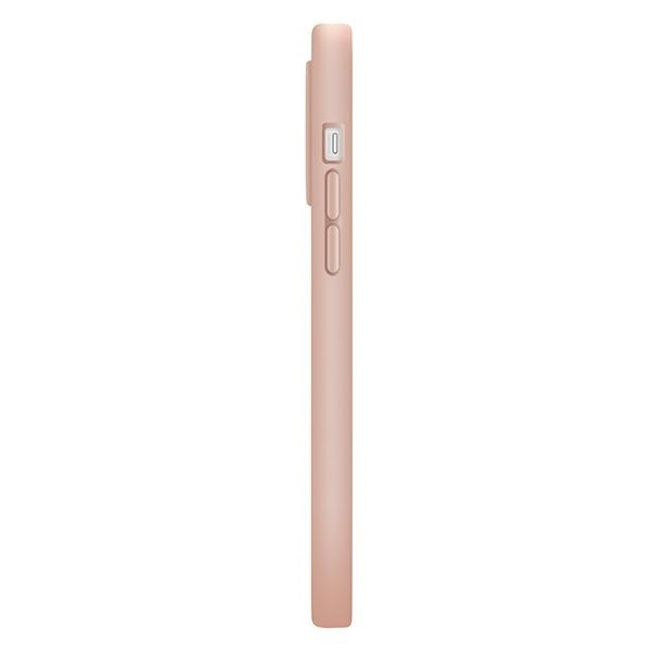 Etui Uniq Lino na iPhone 13 - różowe