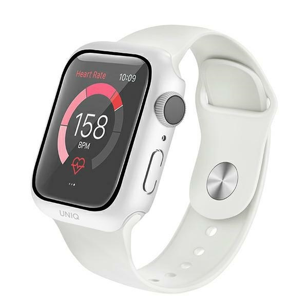 Etui UNIQ Nautic na Apple Watch 4/5/6/SE 44mm - białe