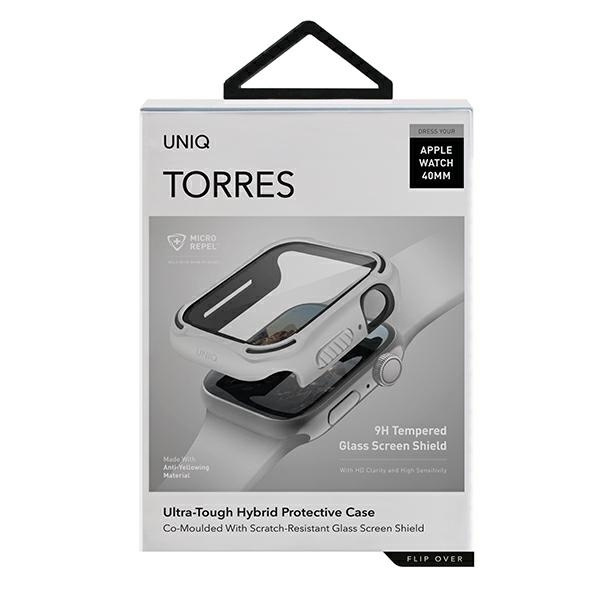 Etui UNIQ Torres na Apple Watch 4 / 5 / 6 / SE 40mm - białe