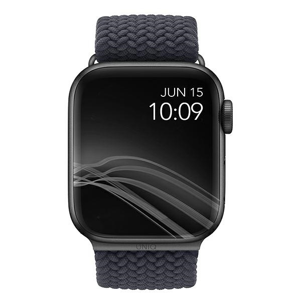Pasek UNIQ Aspen Braided na Apple Watch 1/2/3/4/5/6/7/8/SE/SE2 40/38/41mm - szary