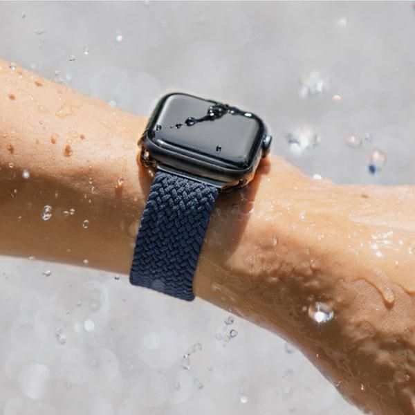 Pasek UNIQ Aspen Braided na Apple Watch 1/2/3/4/5/6/7/8/SE/SE2 40/38/41mm - szary