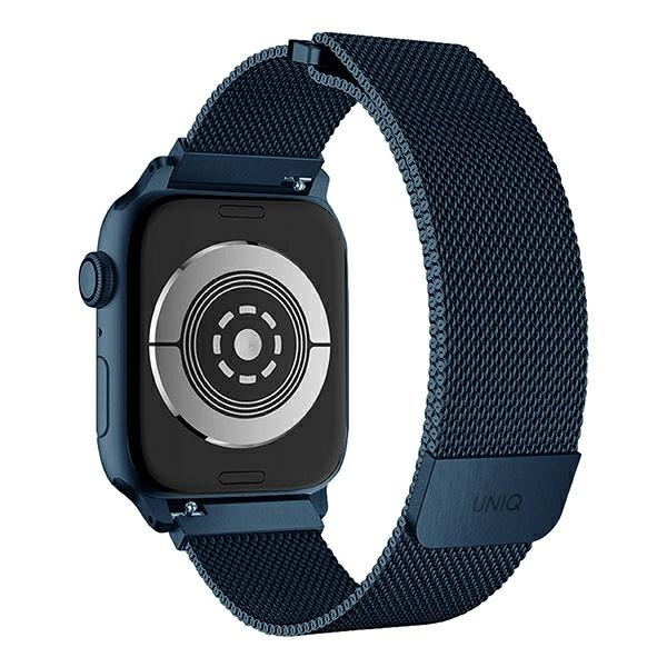 Pasek Uniq Dante Stainless Steel na Apple Watch 1/2/3/4/5/6/7/8/SE/SE2 42/44/45mm - niebieski