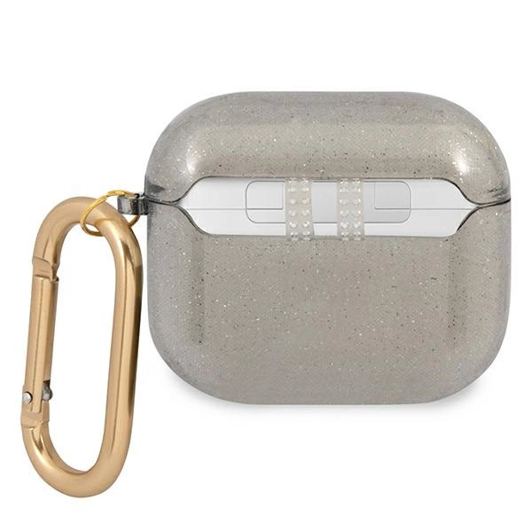 Etui Guess Glitter Collection na AirPods 3 - czarne