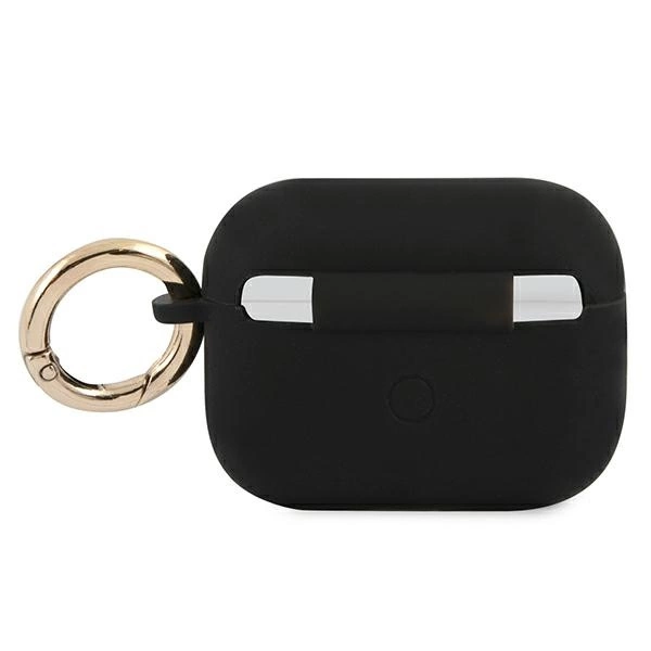 Etui Guess Silicone Vintage Script na AirPods Pro - czarne
