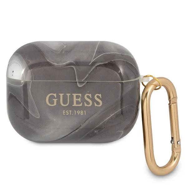 Etui Guess Marble Collection na AirPods Pro - szare