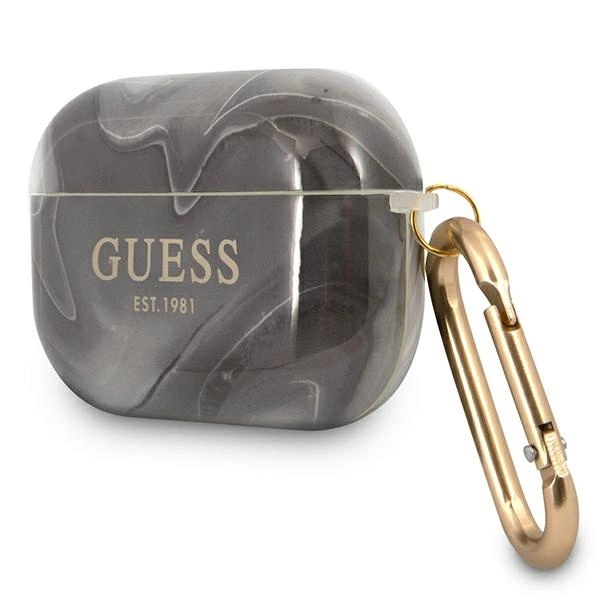 Etui Guess Marble Collection na AirPods Pro - szare
