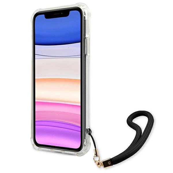 Etui Guess Camo Collection na iPhone 11 / Xr - czarne