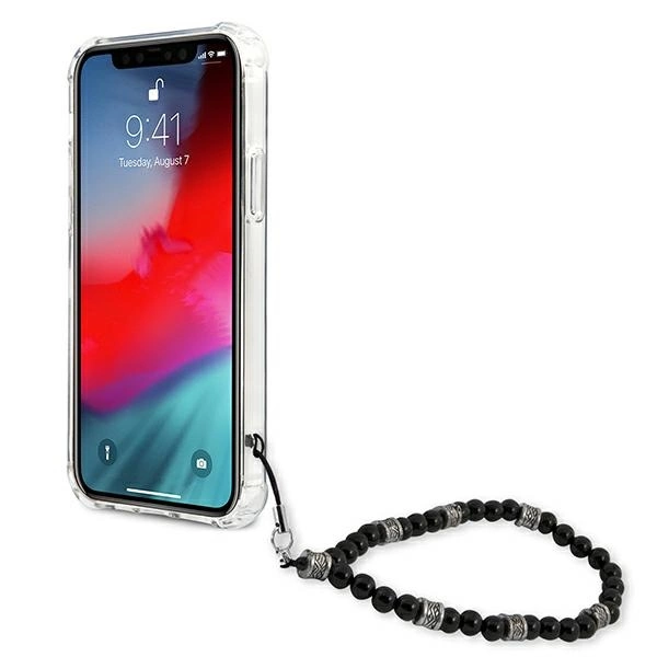 Etui Guess Black Pearl na iPhone 12 Pro Max - przezroczyste