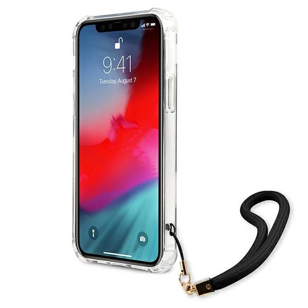 Etui Guess Camo Collection na iPhone 12 Pro Max - czarne
