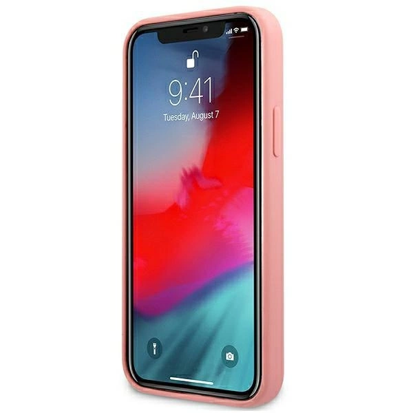 Etui Guess Peony Collection na iPhone 12 Pro Max - różowe