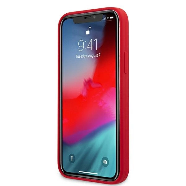 Etui Guess Peony Collection na iPhone 12 Pro Max - czerwone