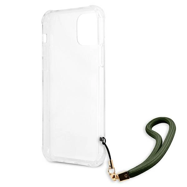 Etui Guess Camo Collection na iPhone 12 / iPhone 12 Pro - zielone