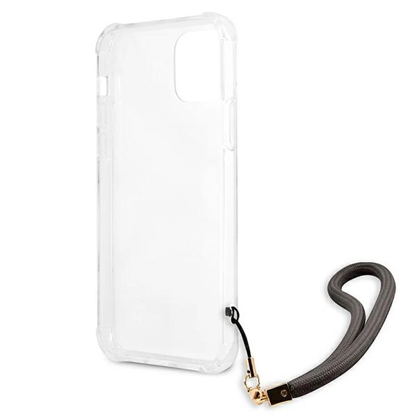 Etui Guess Marble Collection na iPhone 12 / iPhone 12 Pro - szare