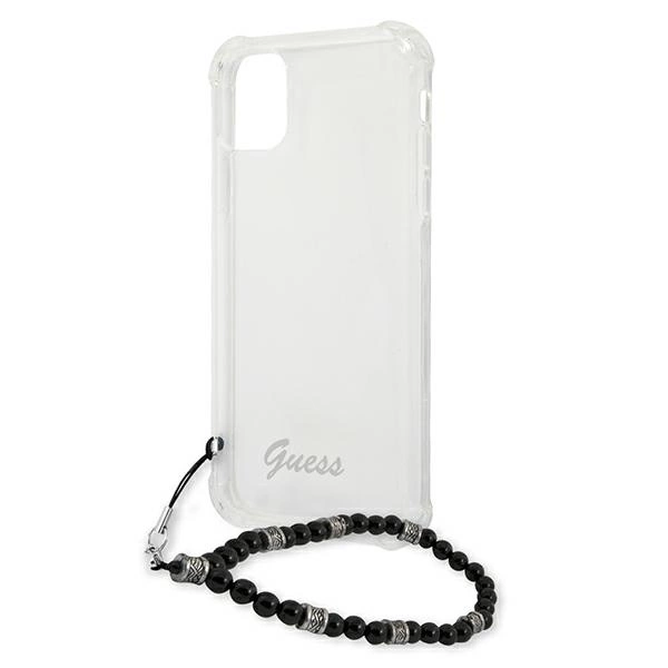 Etui Guess Black Pearl na iPhone 12 / iPhone 12 Pro - przezroczyste
