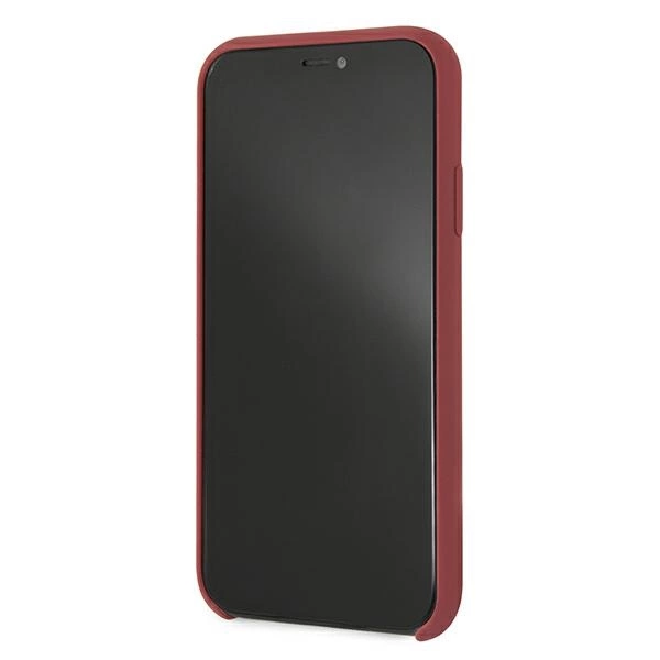 Etui Mercedes Silicone Line na iPhone Xr - czerwone