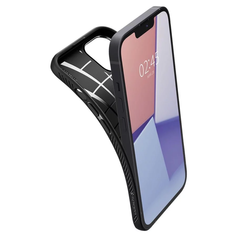 Etui Spigen Liquid Air na iPhone 13 mini - czarny mat