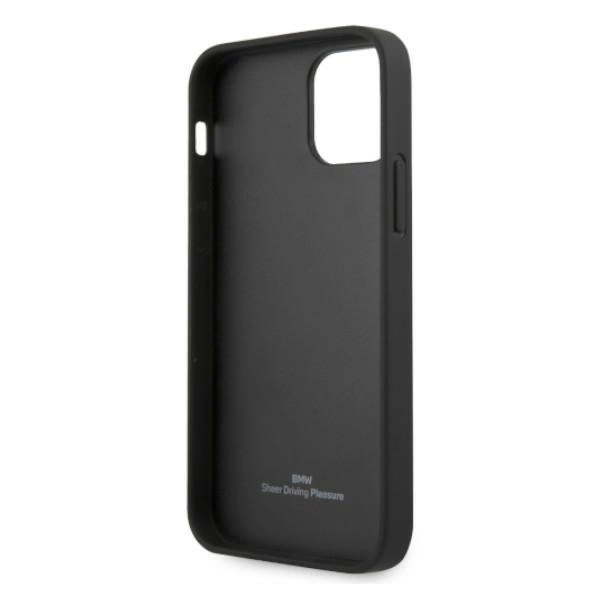 Etui BMW Leather Deboss na iPhone 12 / iPhone 12 Pro - czarne