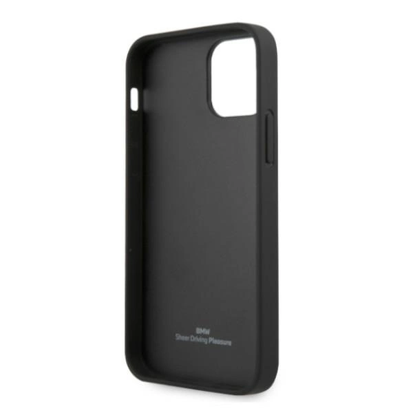 Etui BMW Leather Perforate Sides na iPhone 12 / iPhone 12 Pro - czarne